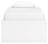 Onita White Twin Platform Bed - Ella Furniture