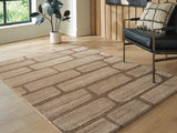 Orest Brown Medium Rug from Ella Furniture