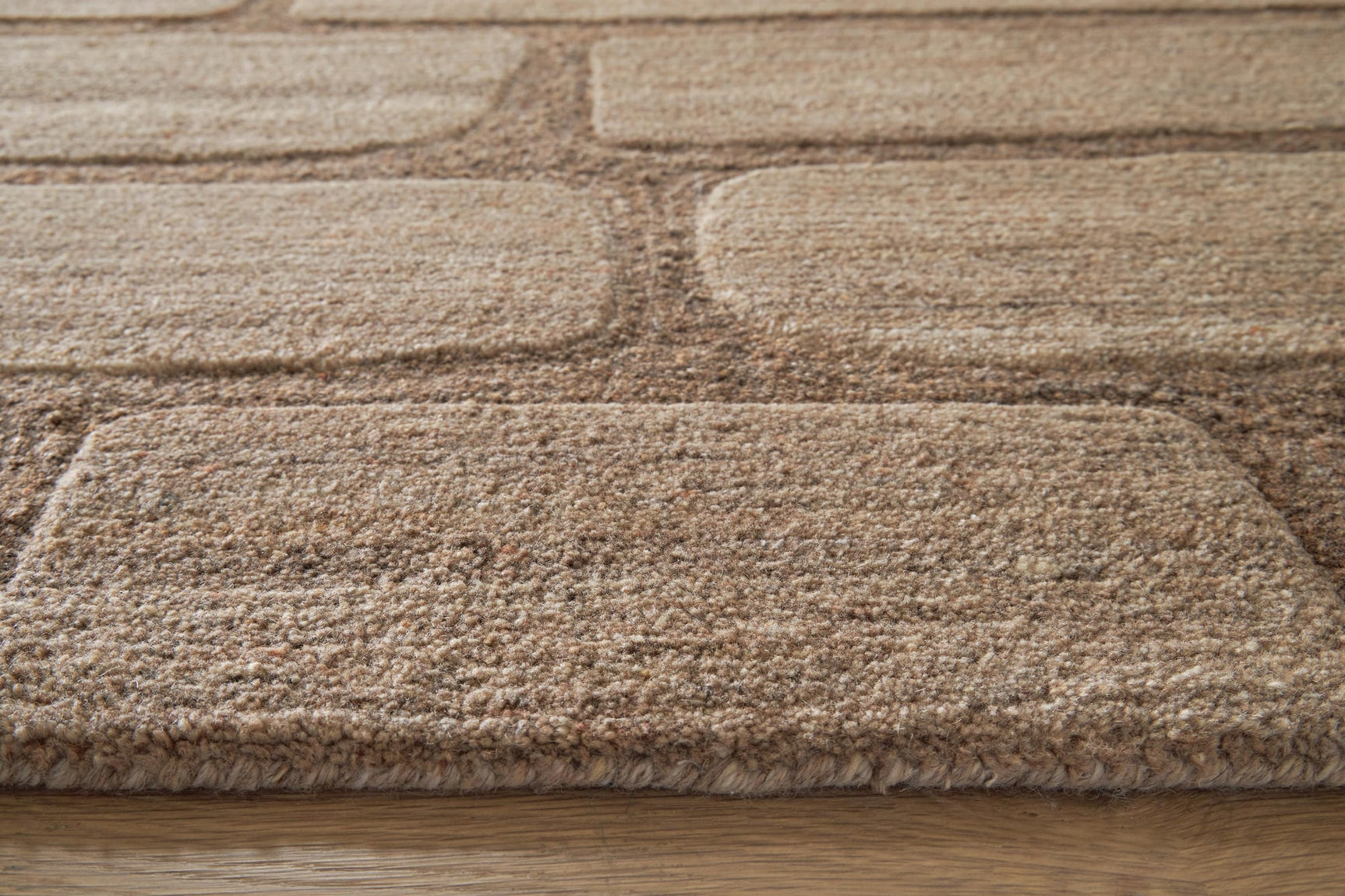 Orest Brown Medium Rug detail view