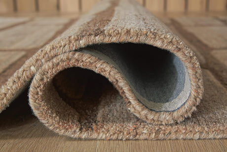 Orest Brown Medium Rug detail view