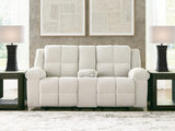 Orlen Winter Performance Fabric,Next-Gen Nuvella™,Chenille Reclining Loveseat with Console view 6