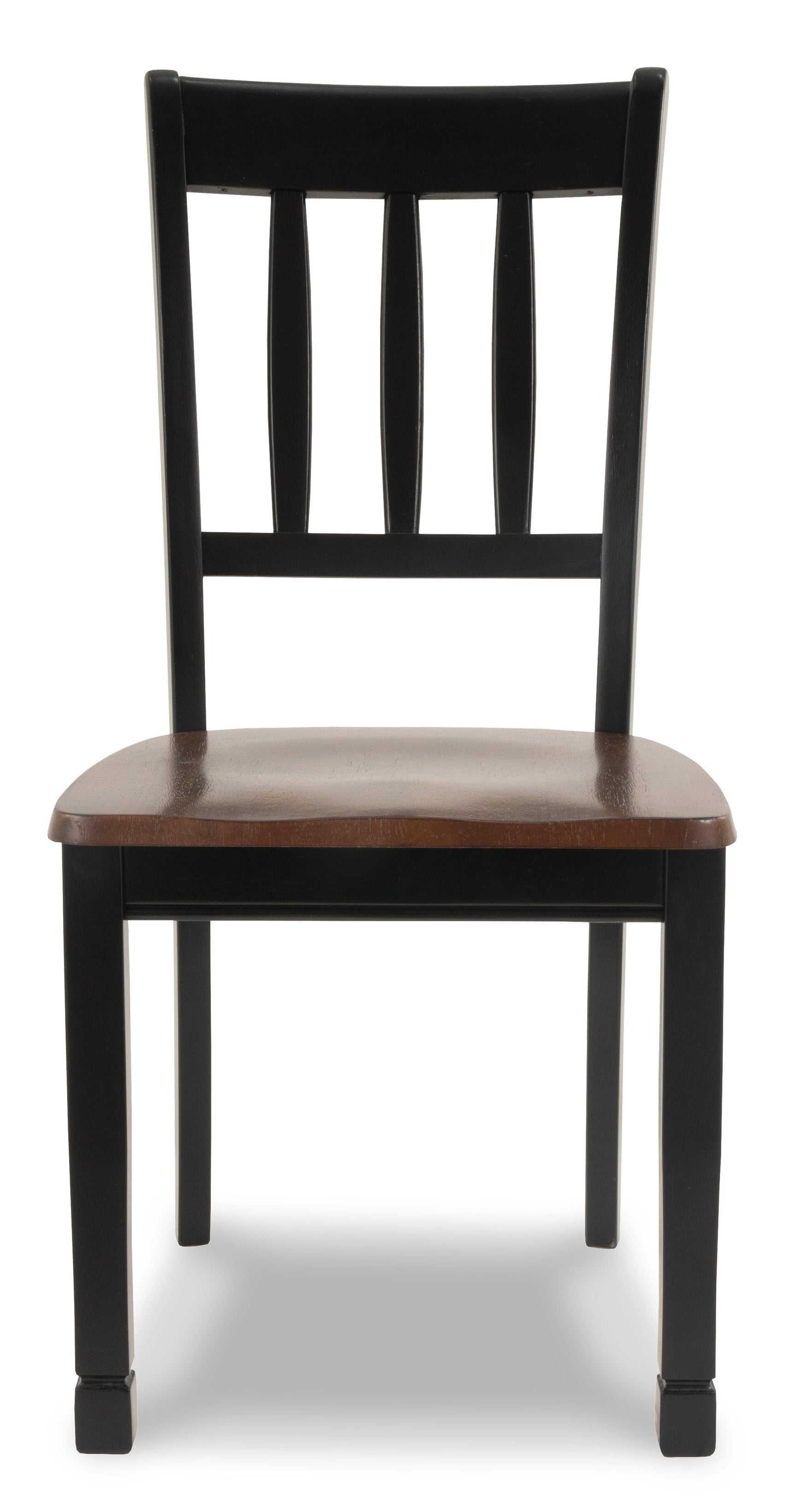 Owingsville Black/brown 2-Piece Dining Room Chair - Ella Furniture