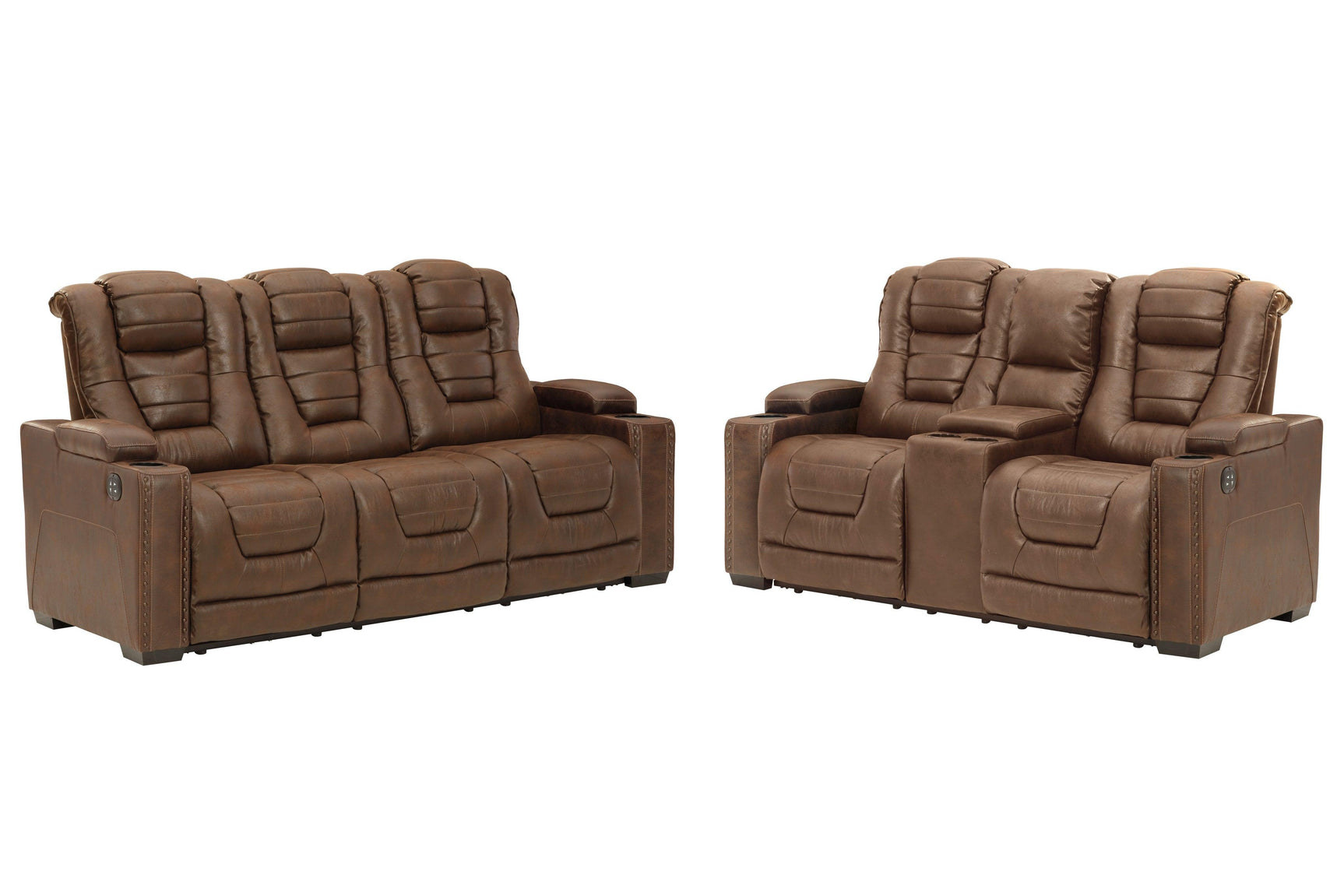 Owner's Thyme Box Sofa And Loveseat - Ella Furniture