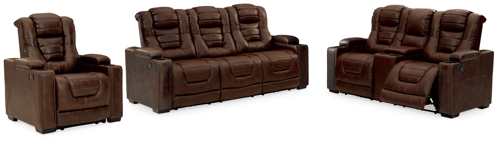 Owner's Thyme Box Sofa, Loveseat And Recliner - Ella Furniture