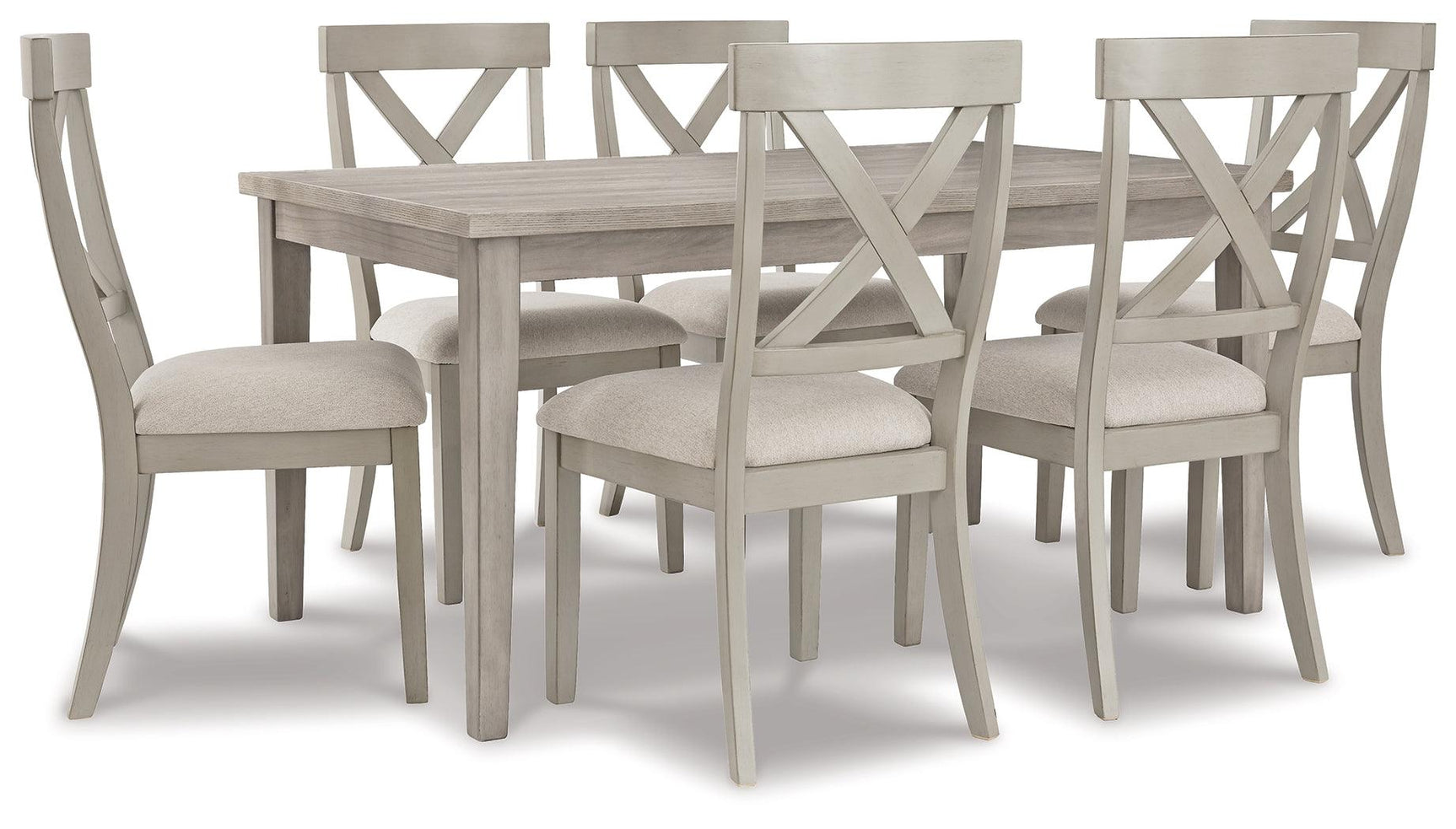 Parellen Gray Rectangular Dining Room Set - Ella Furniture