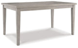 Parellen Gray Rectangular Dining Room Set - Ella Furniture