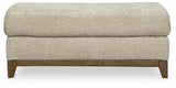 Parklynn Desert Chair And Ottoman - Ella Furniture