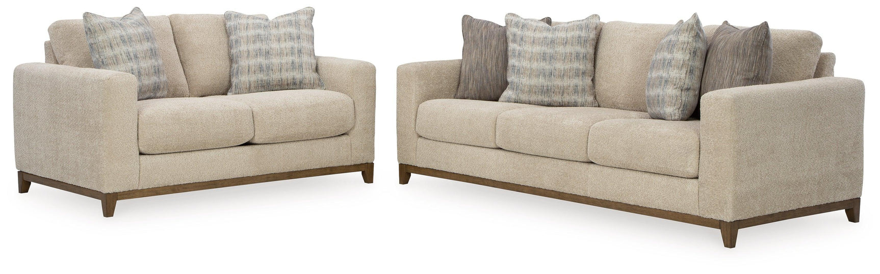 Parklynn Desert Sofa And Loveseat - Ella Furniture