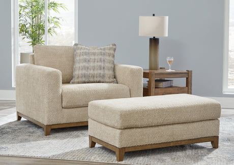 Parklynn Desert Sofa, Loveseat, Chair And Ottoman - Ella Furniture