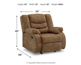 Partymate Brindle 2-Piece Sectional With Recliner - Ella Furniture