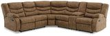 Partymate Brindle 2-Piece Sectional With Recliner - Ella Furniture