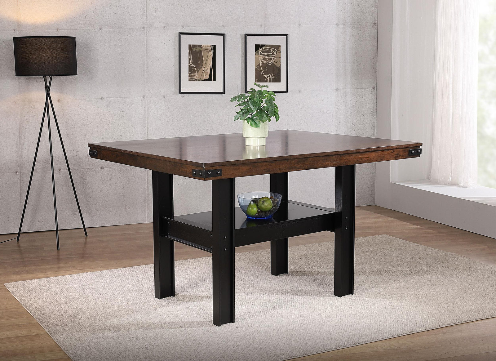 Patterson 60-inch Counter Height Dining Table Mango Oak 108888 - Ella Furniture