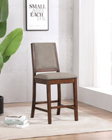 Patterson Upholstered Counter Chair Mango Oak (Set of 2) 108889 - Ella Furniture