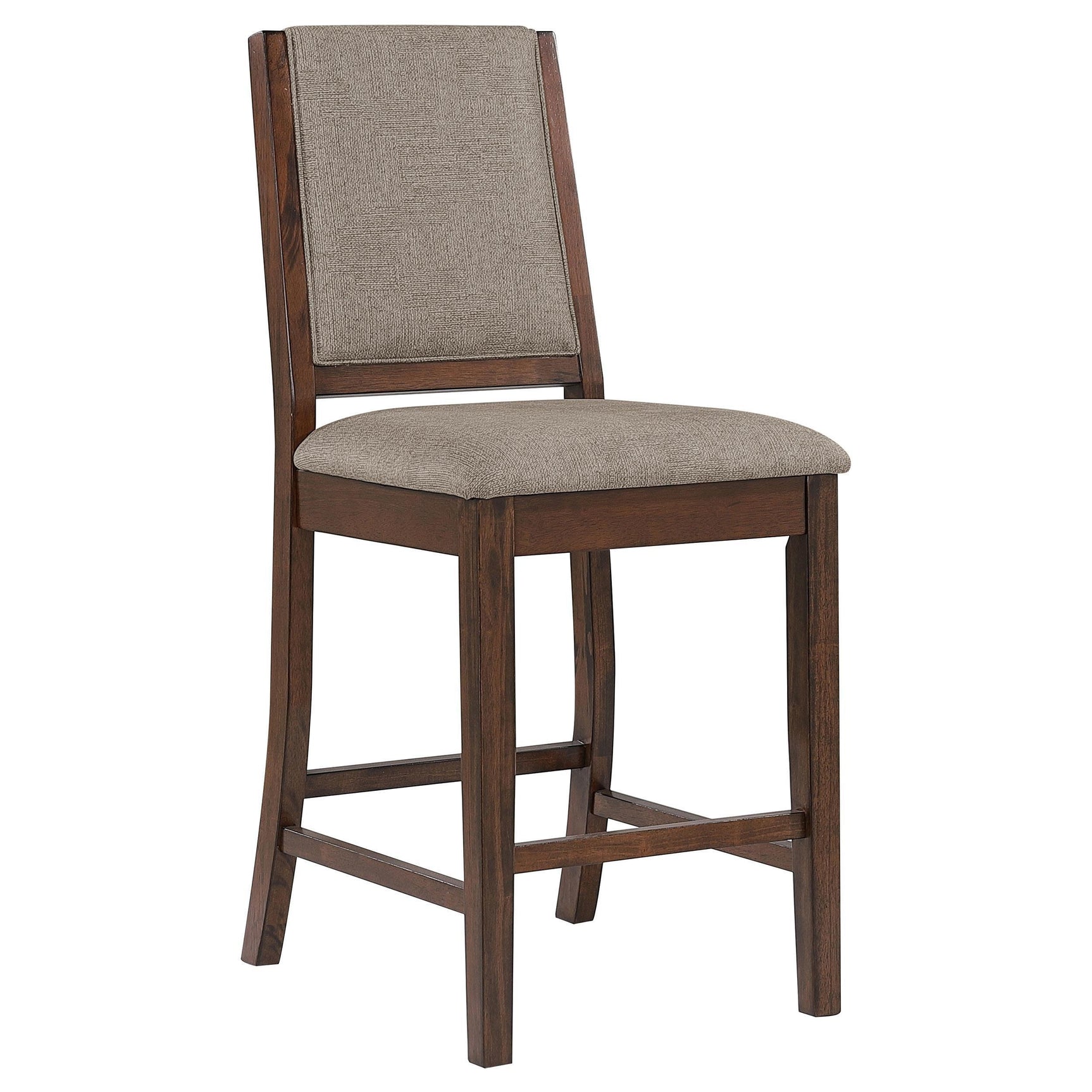 Patterson Upholstered Counter Chair Mango Oak (Set of 2) 108889 - Ella Furniture
