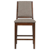 Patterson Upholstered Counter Chair Mango Oak (Set of 2) 108889 - Ella Furniture