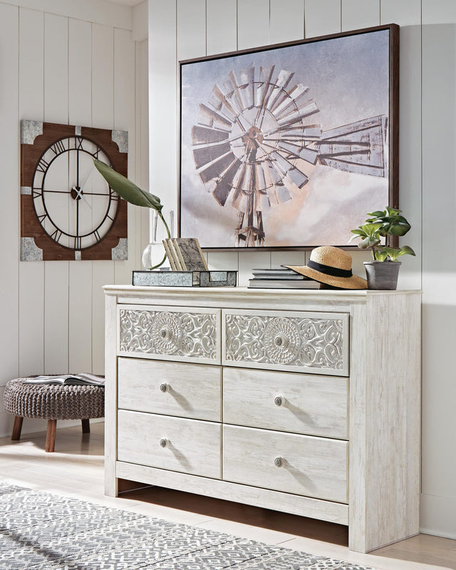 Paxberry Whitewash Dresser from Ella Furniture