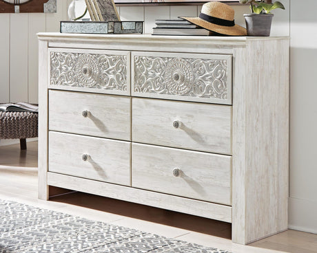 Paxberry Whitewash Dresser view 2