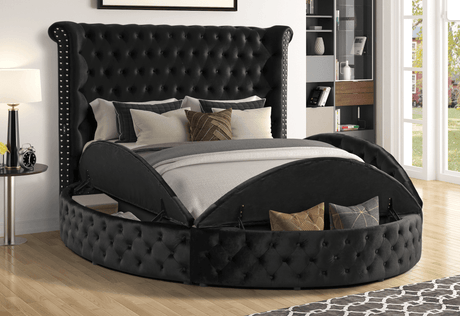 Penthouse2 Black With Usb King (King) - Ella Furniture