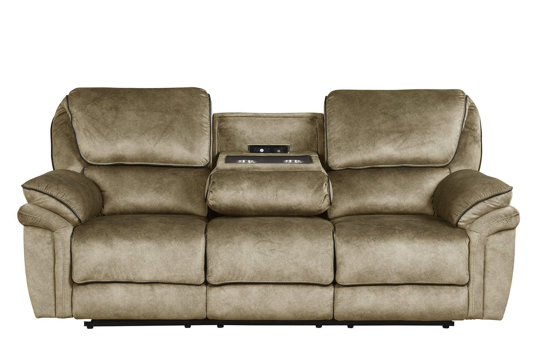 Perry Brown - 3Pc Oversized Reclining Set - Ella Furniture