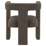 Petra Boucle Upholstered Accent Side Chair Chocolate Brown 902880 - Ella Furniture