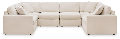 Pillar Oyster Peak 6-Piece Sectional with Ottoman - Ella Furniture