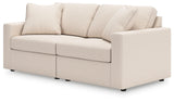 Pillar Oyster Peak Sofa and Loveseat - Ella Furniture