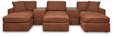 Pillar Spice Peak 5-Piece Sectional with Ottoman - Ella Furniture