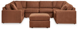 Pillar Spice Peak 6-Piece Sectional with Ottoman - Ella Furniture