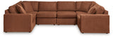 Pillar Spice Peak 6-Piece Sectional with Ottoman - Ella Furniture