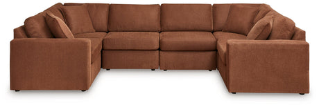 Pillar Spice Peak 6-Piece Sectional with Ottoman - Ella Furniture