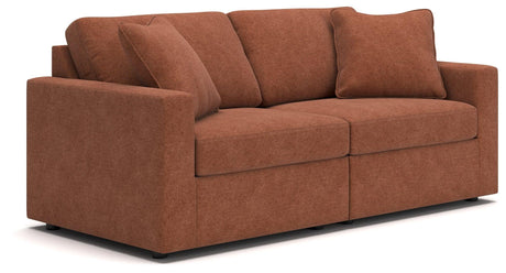 Pillar Spice Peak Sofa and Loveseat - Ella Furniture
