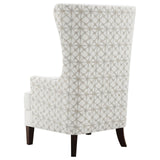 Pippin Upholstered Wingback Accent Chair Latte 904066 - Ella Furniture