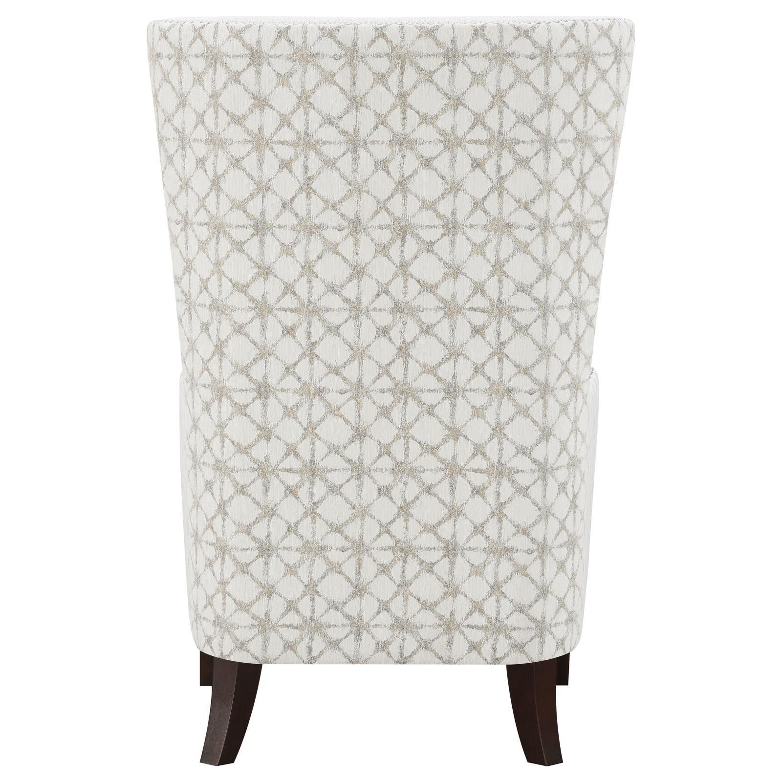 Pippin Upholstered Wingback Accent Chair Latte 904066 - Ella Furniture