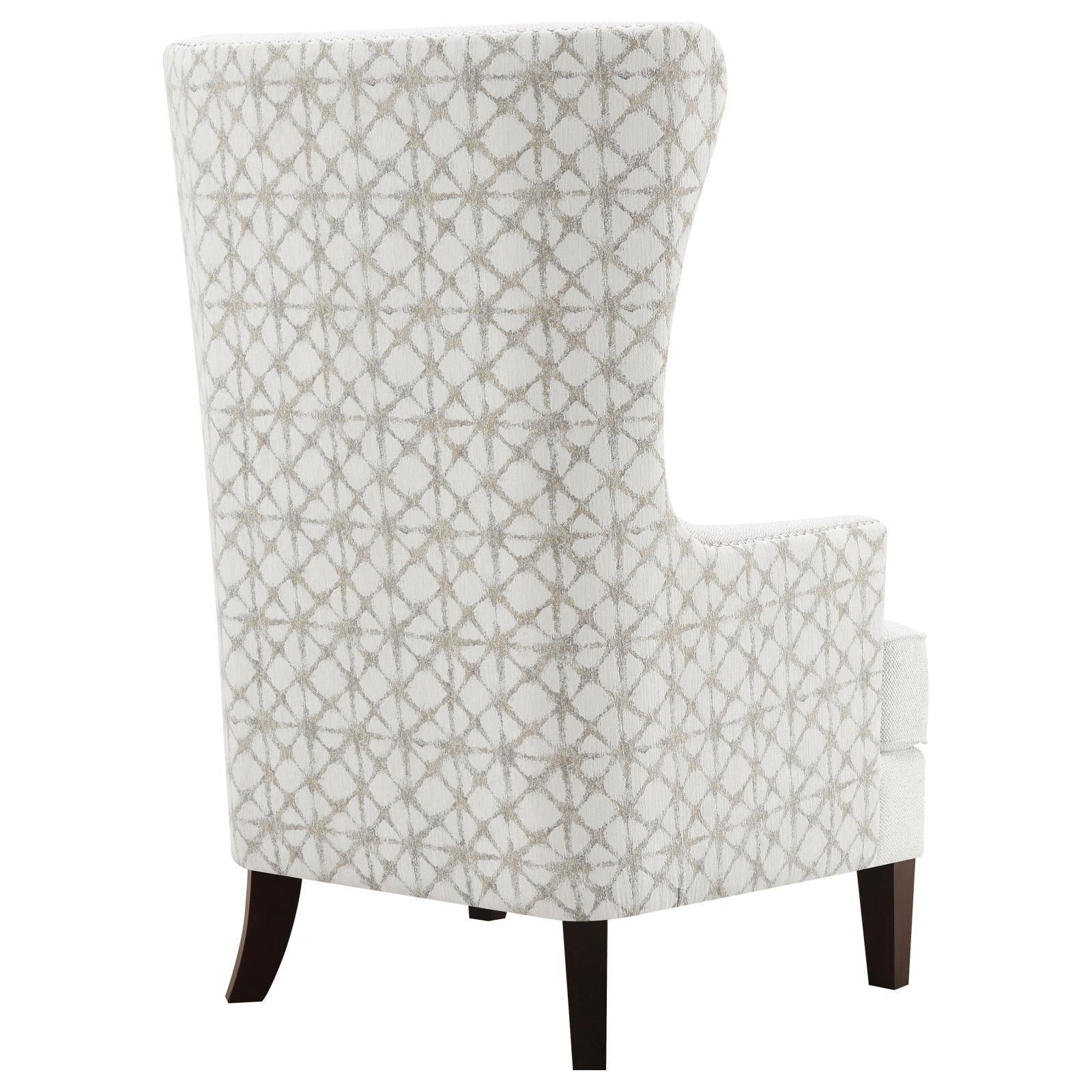 Pippin Upholstered Wingback Accent Chair Latte 904066 - Ella Furniture