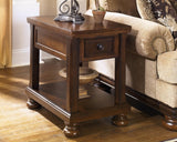 Porter Rustic Brown Coffee Table With 1 End Table - Ella Furniture