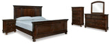 Porter Rustic Brown Panel Bedroom Set - Ella Furniture