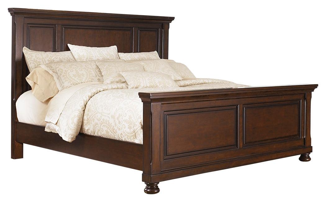 Porter Rustic Brown Panel Bedroom Set - Ella Furniture