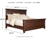 Porter Rustic Brown Panel Bedroom Set - Ella Furniture