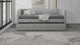 Melody Light Gray LED Upholstered Daybed