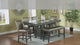 Bankston Gray Counter Height Set