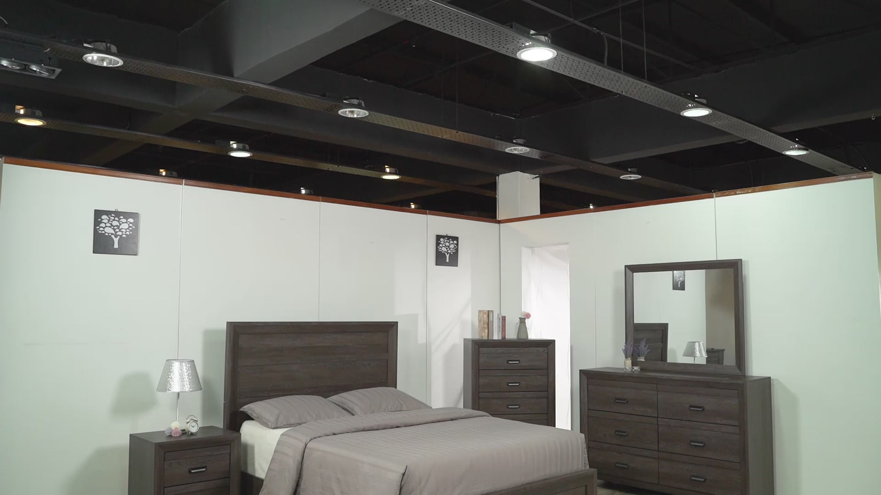 Adelaide Brown Panel Bedroom Set