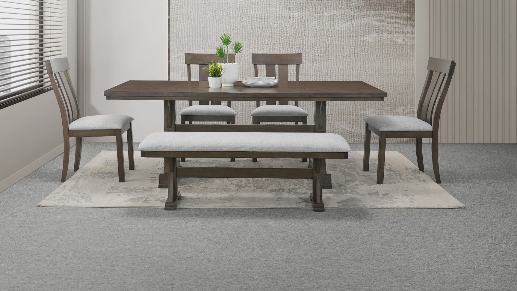 Lloyd Gray Rectangular Dining Room Set