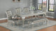 Caldwell Gray Glass Rectangular Dining Room Set