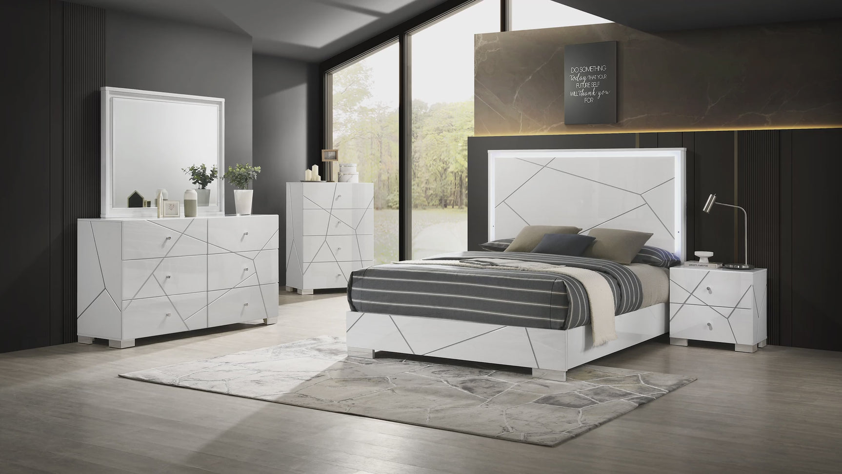 Ayla White Nightstand