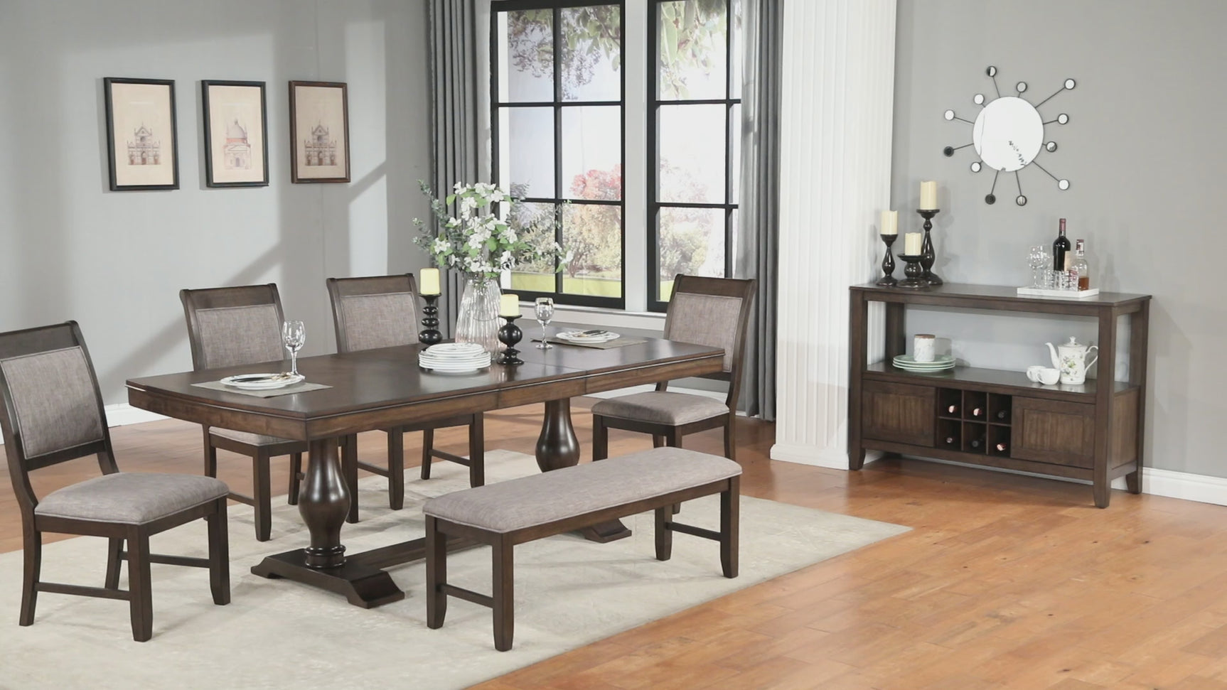 Tarin Brown Dining Sideboard