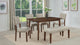 Gregory Brown Rectangular Dining Room Set