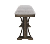 Quincy Grayish Brown Modern Wood Counter Height Dining Room Set - Ella Furniture