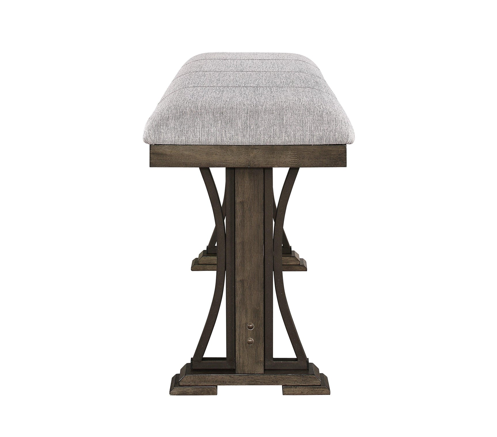 Quincy Grayish Brown Modern Wood Counter Height Dining Room Set - Ella Furniture