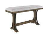 Quincy Grayish Brown Modern Wood Counter Height Dining Room Set - Ella Furniture