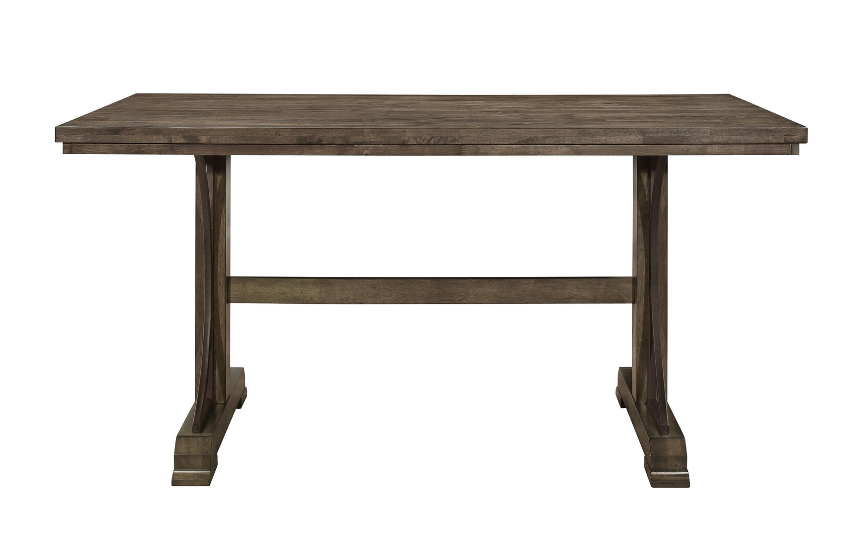 Quincy Grayish Brown Modern Wood Counter Height Dining Room Set - Ella Furniture